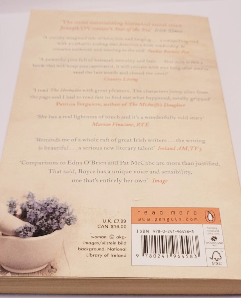 N. Boyce - The Herbalist wartość książki anglojęzycznej